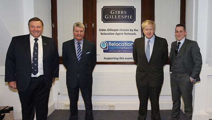 Boris visits an estate agency - not his special place in hell, presumably