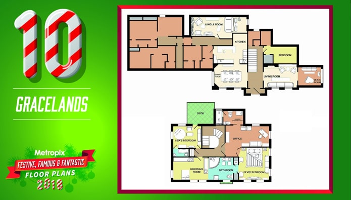 Festive floorplans? Yes really - and you'll recognise the houses...