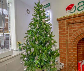 Tree-mendous! More Christmas agency office pictures...