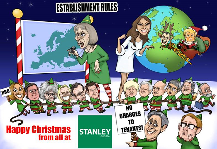 Boris, Corbyn, Trump and co - one agency's REALLY unusual Christmas card