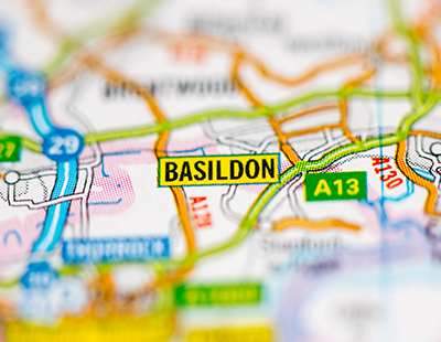 Map of basildon