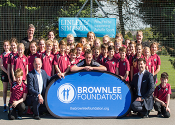 brwnlee foundation triathletes gold medal winners kids charity