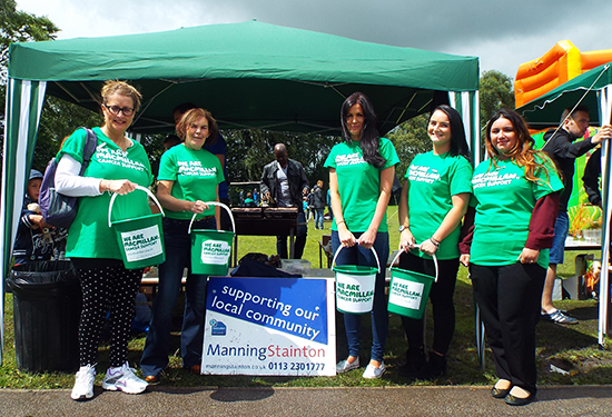 macmillan cancer support collection green tops manning station