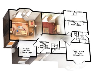 Festive floorplans? Yes really - and you'll recognise the houses...
