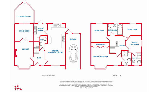 floor  plan of a big house