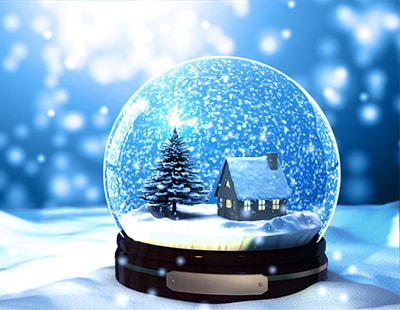 Day and night, this is a beautiful Christmas estate agency